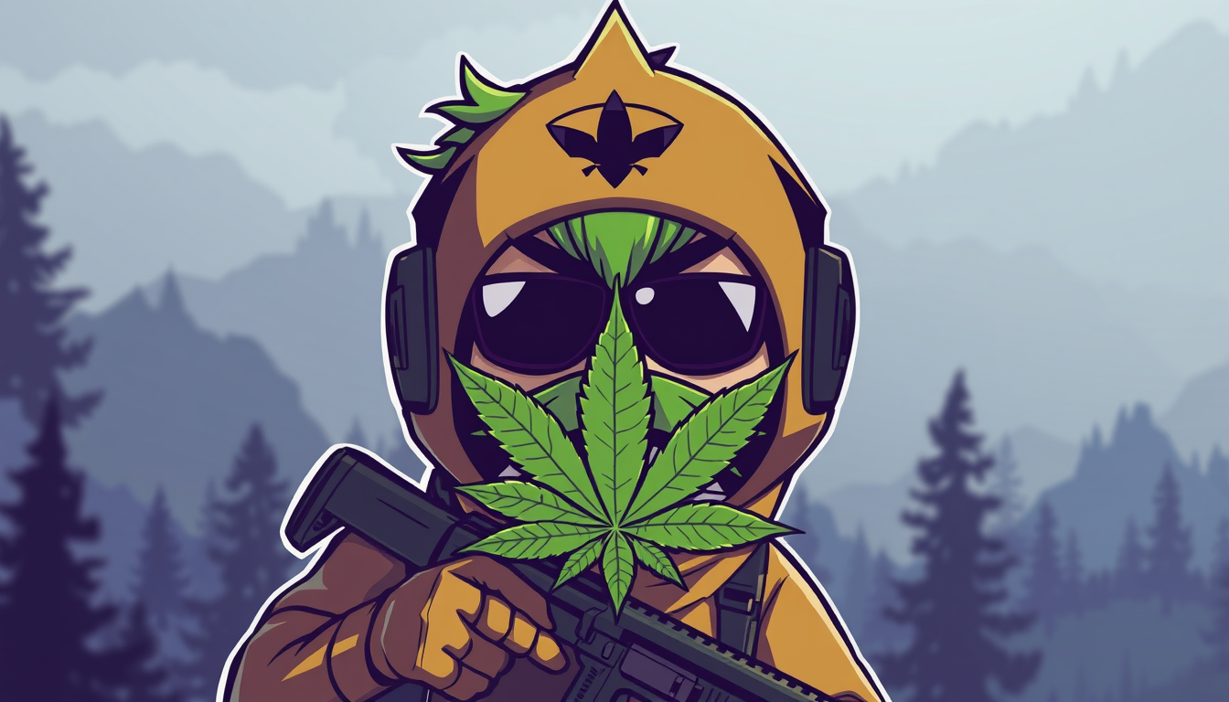 Main art studio: Image will be used for streaming. I am a os5 streamer. User name Kid_Cannabis. Stoner that games. Want a picture that reflects that. Has to look cool.