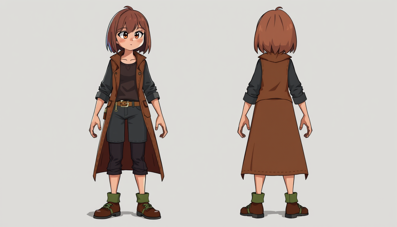 Main art studio: bob full body