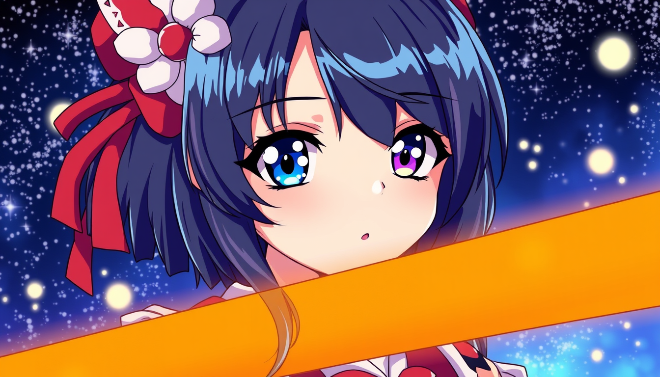 Anime idea: anime style, vibrant colors, expressive eyes, futanari , detailed anime illustration