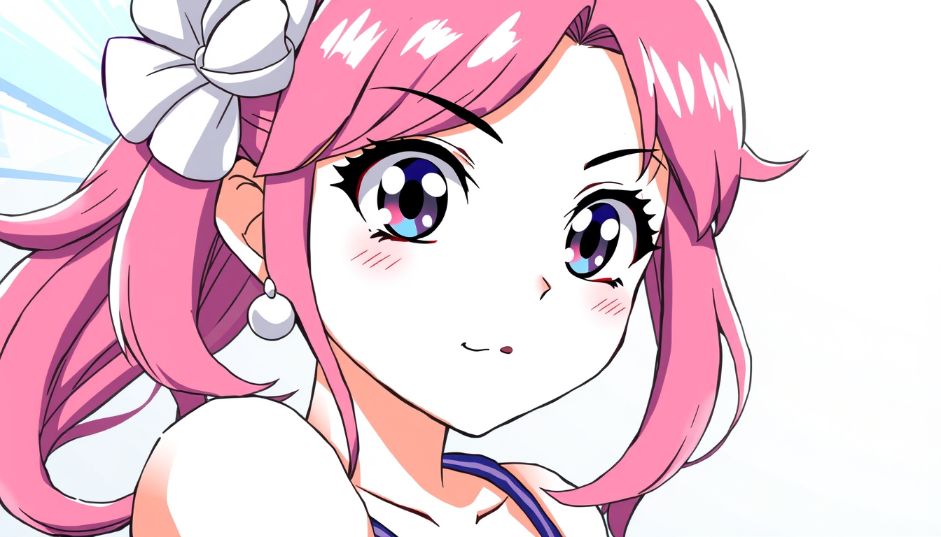 Anime idea: anime style, vibrant colors, expressive eyes, Lucy (fairy tail) gostosa de biquini , detailed anime illustration