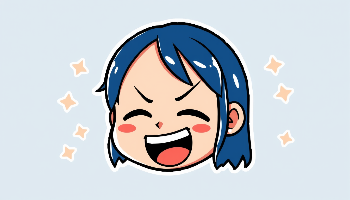 Twitch Emote idea: twitch emote, small bold expressive icon, thick outline, readable at tiny size, Nami aus one piece , transparent-style emote art