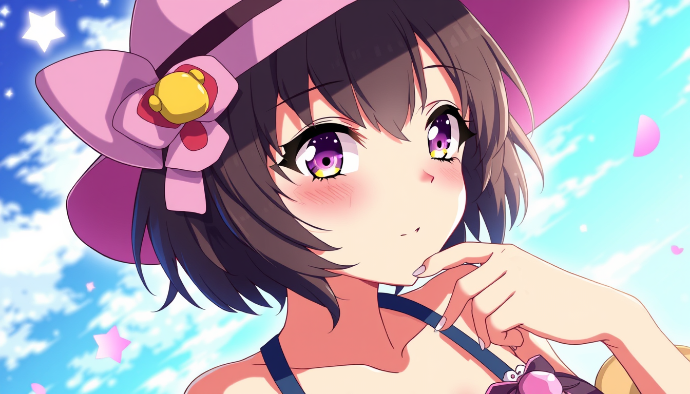 Anime idea: anime style, vibrant colors, expressive eyes, Nackte anime Mädchen , detailed anime illustration