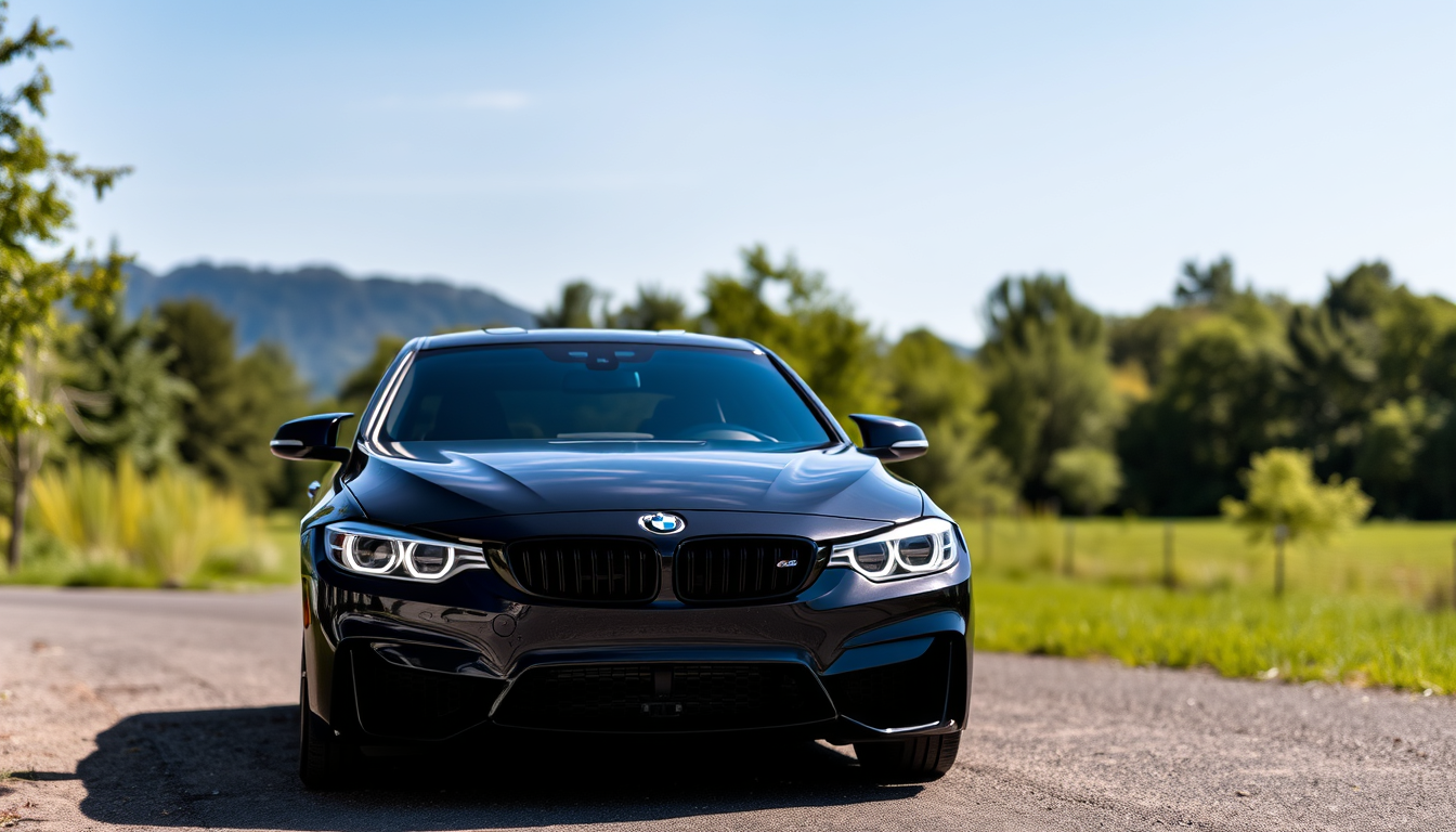 AI Art prompt example created from the prompt: Black bmw