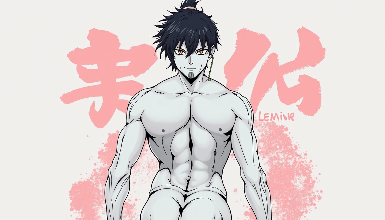 Main art studio: Una imagen de maki zenin de jujutsu kaisen de espaldas de cuerpo completo desnuda y modo dibujo