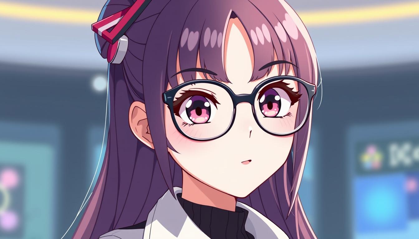 VTuber Avatar idea created from the prompt: vtuber avatar, anime style bust, expressive eyes, streaming overlay ready, i want a character like motivational speaker a confident girl wit