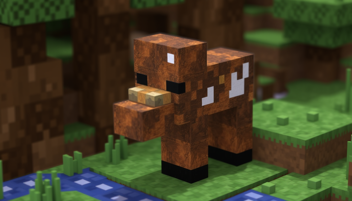 Main art studio: ErStelle mir mal ein Minecraft Wildschwein Bild was cool aussieht