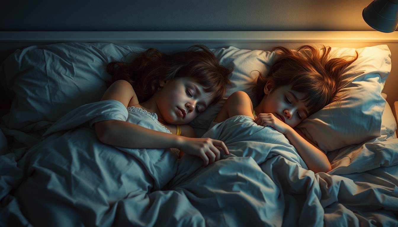 AI Art prompt example created from the prompt: girls sleep