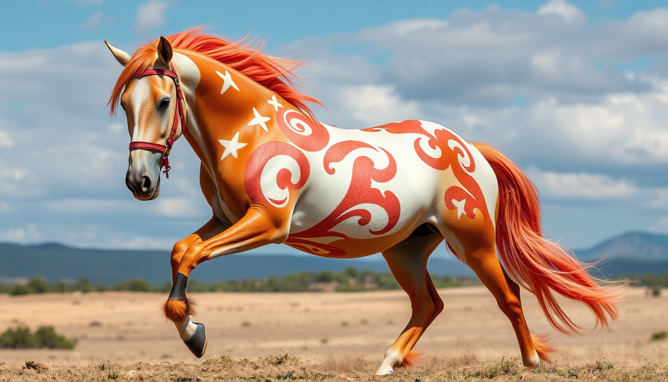 Main art studio: a horse gijinka