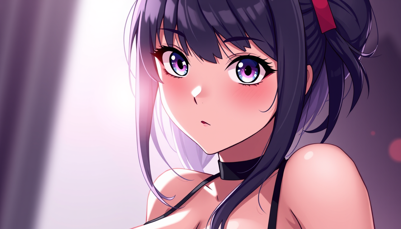 Main art studio: vtuber avatar, anime style, expressive eyes, soft rim light, female and in sexy clothes