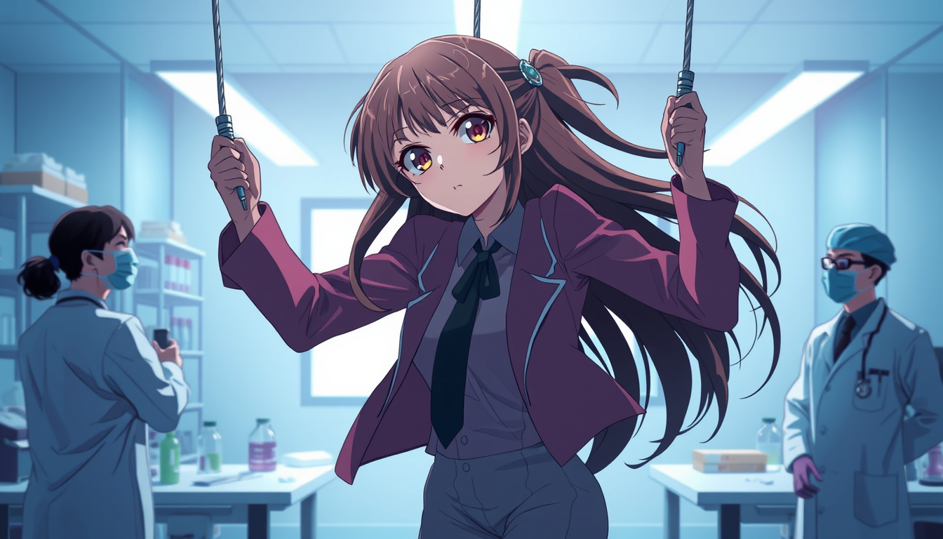 AI Anime Character idea created from the prompt: an anime character with a legible silhouette, controlled costume language, and expressive face, deliberate composition, anime style, vibrant