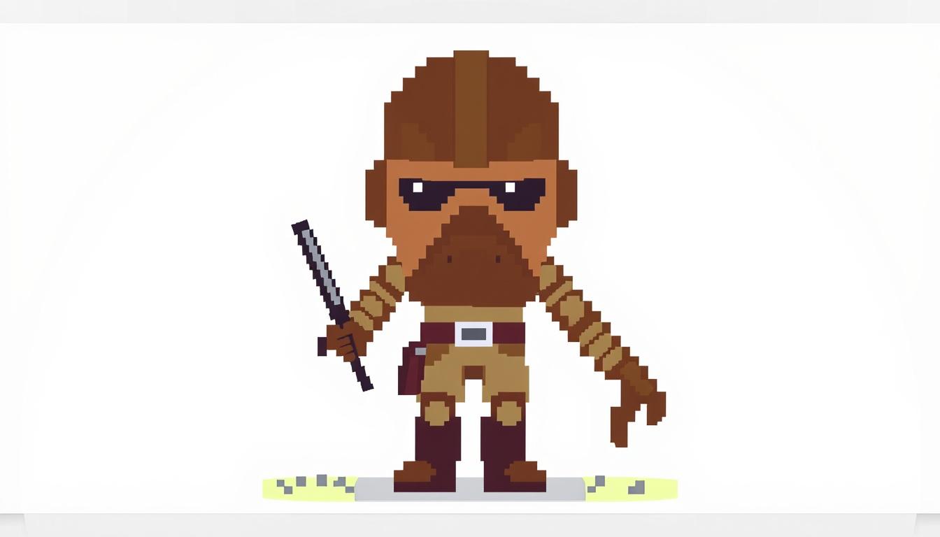 Sprite idea created from the prompt: pixel art game sprite, clean pixel grid, retro 16-bit palette, rodian from star wars, complete white background , game-ready sprite sheet