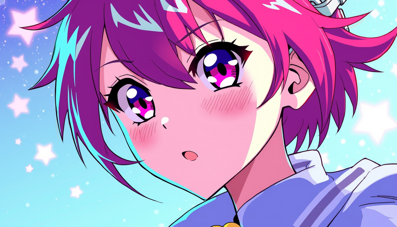 Anime idea: anime style, vibrant colors, expressive eyes, R34 , detailed anime illustration