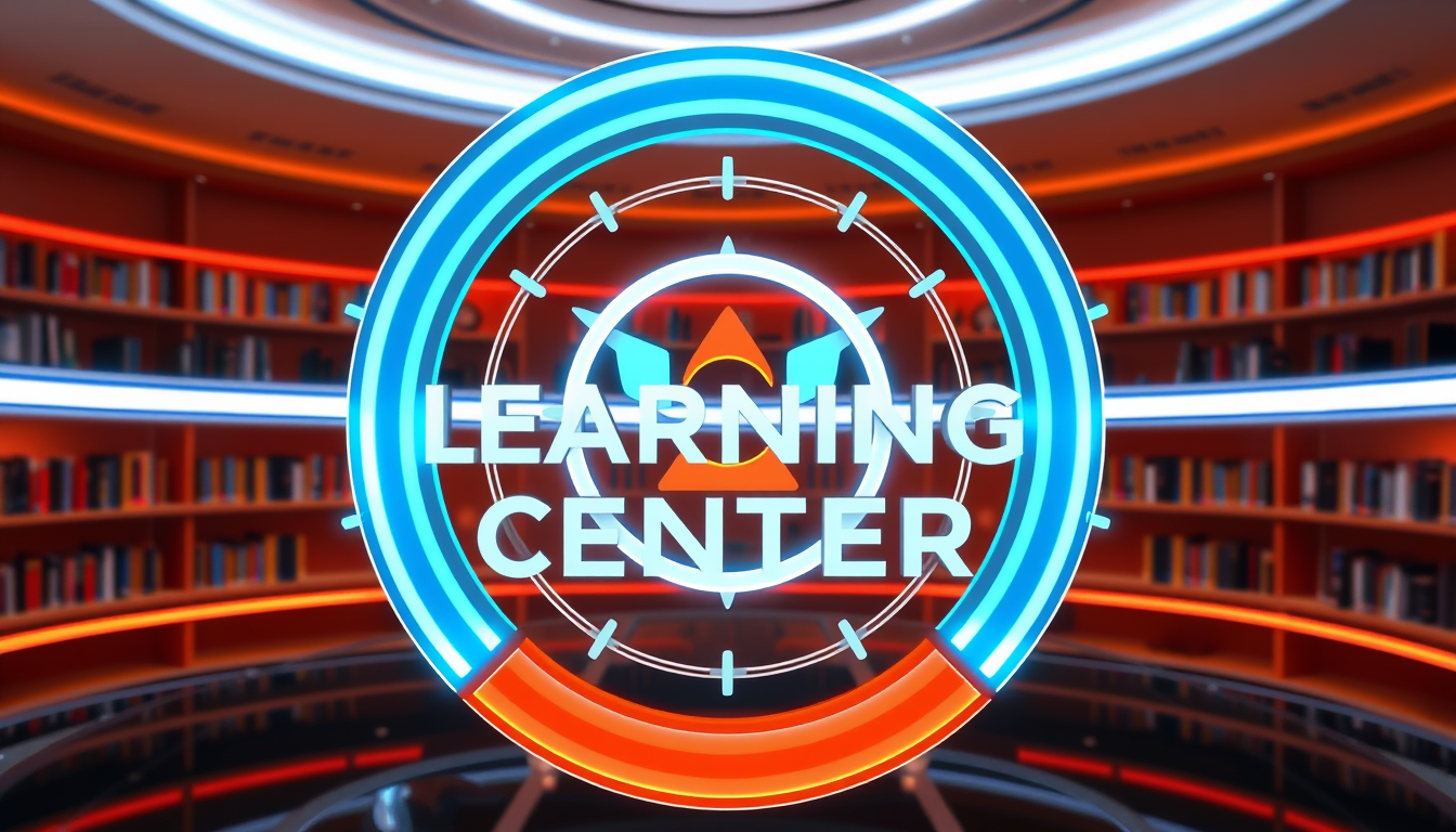 Main art studio: make a logo for a learning center with a futuristic design