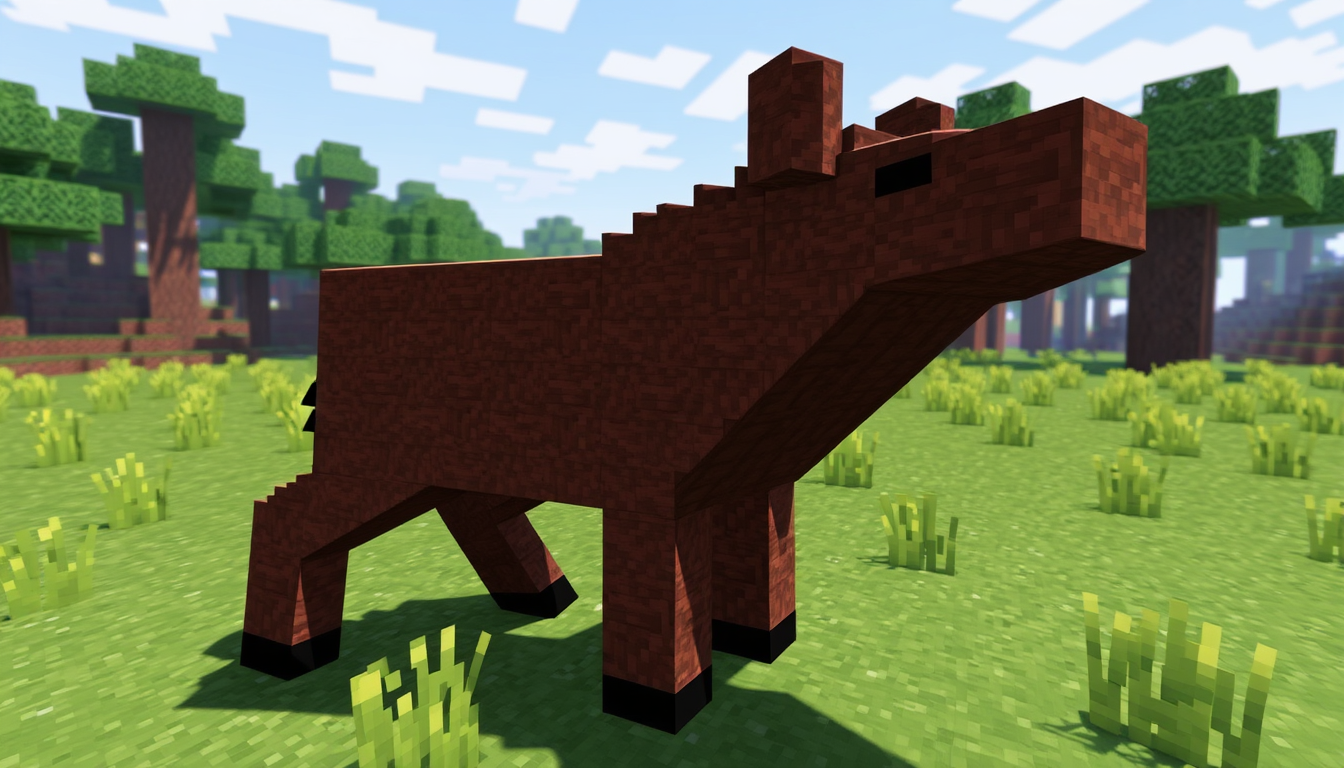 Main art studio: ErStelle mir mal ein Minecraft Wildschwein Bild was cool aussieht.Was echt in Minecraft ist.Als Tier.Man soll es als wildschwein erkennnen.Nicht als B