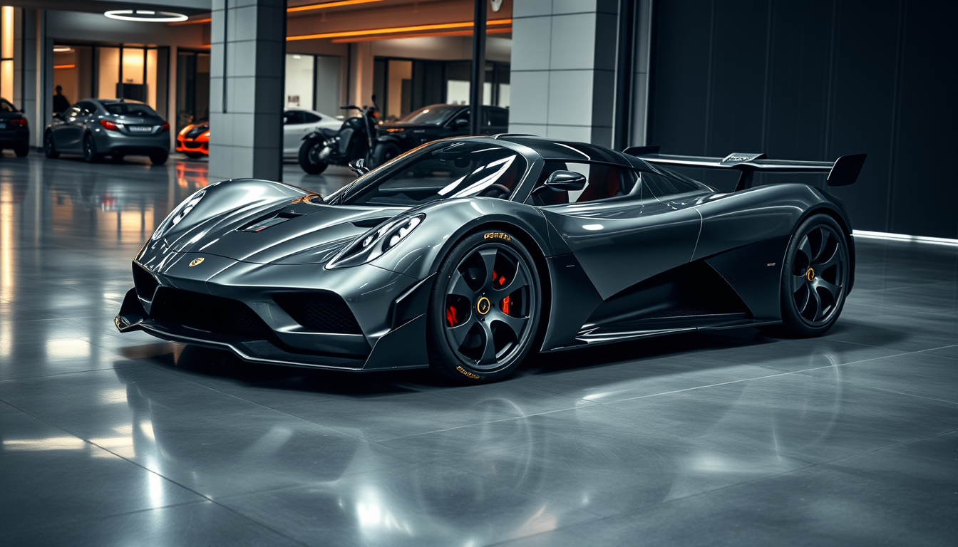 Main art studio: Koeningsegg jesko hypercar mixed with ferarri f50