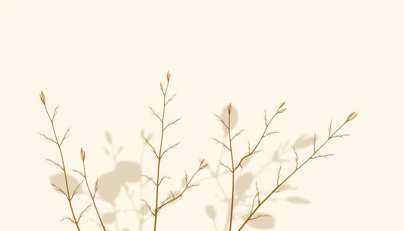 Main art studio: Minimalist beige botanical leaves, Scandinavian style, neutral earth tones, elegant line art, soft shadows, luxury home decor, clean background, print
