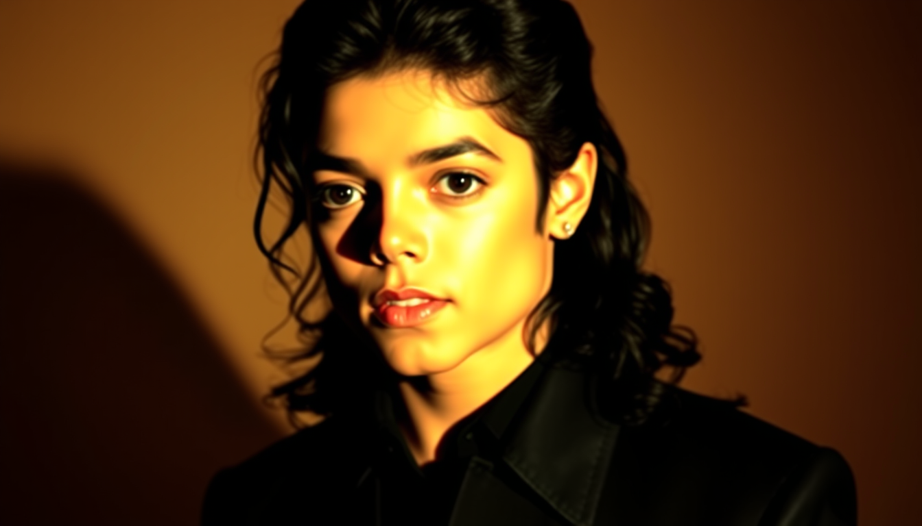 Main art studio: a daughter of Michael Jackson who looks a lot like him and is 14 years old