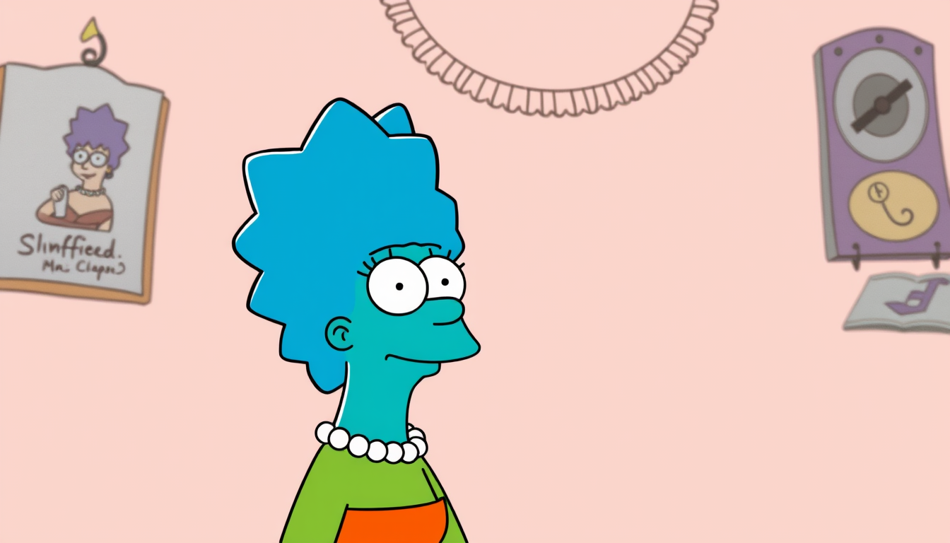 Main art studio: marge simpson,