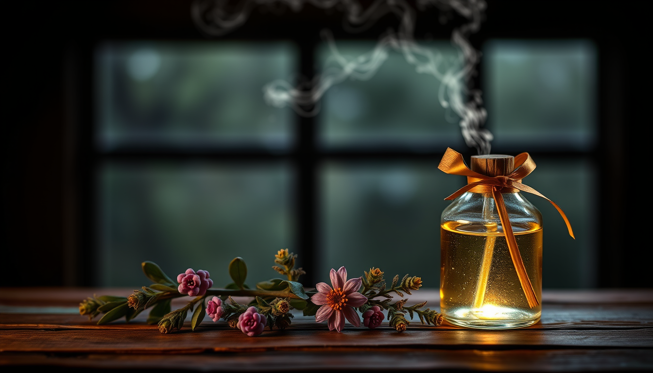 Main art studio: generiere geschenkgutschein für eine aromadestille