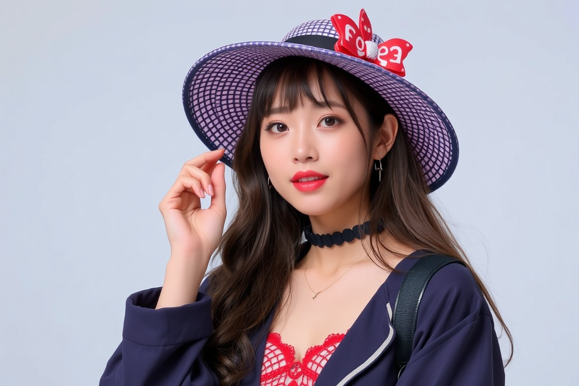 Main art studio: 8人組の韓国女性アイドルグループ。透明感があり、神秘的で幻想的な雰囲気。青春、夢、星空、未来を連想させる世界観。衣装は白、淡いブルー、シルバー、パステルカラーを中心とした清楚で幻想的なデザイン。8人が星や光に囲まれた幻想的な空間に立っている、K-POP公式コンセプト写真。
