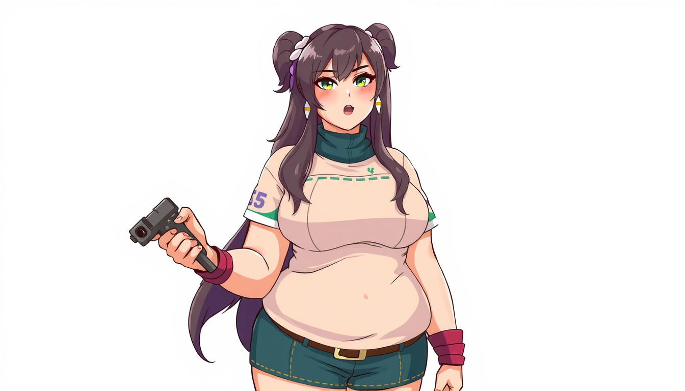 Main art studio: Soy ilustradora, cosplayer y cos maker, tengo 27, vivo en Tampico, me gusta el anime y los videojuegos. Soy chubby, mido 1.50