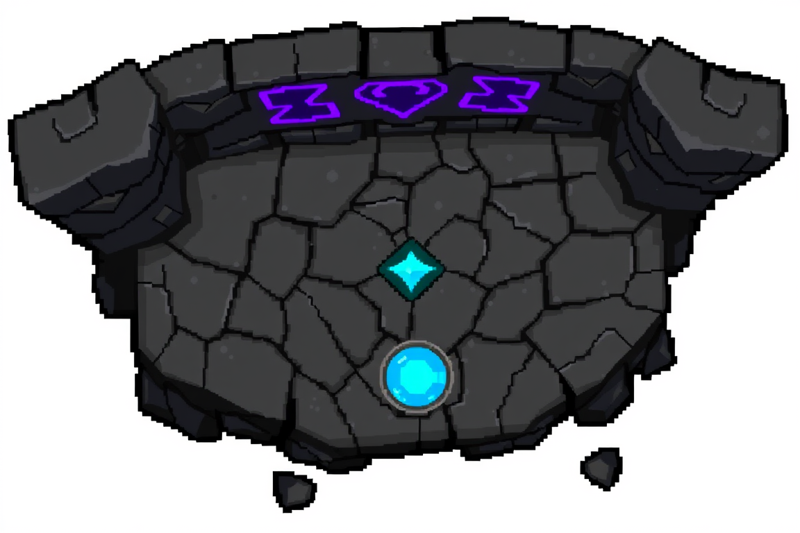 Main art studio: A forgotten stone altar built by the first guardians of the realm. Place the Ancient Gem here to break the seal and summon the terrifying Hydra. Filen