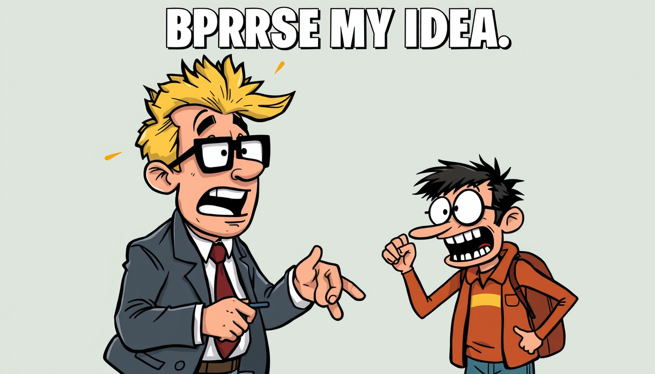 Meme idea created from the prompt: meme image, bold funny visual, exaggerated expressive subject, space for caption, Create an illustration that expresses my idea through a cl