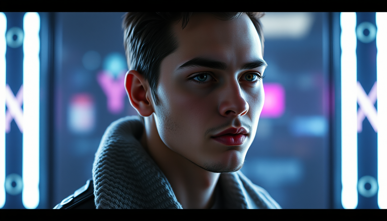 AI Art prompt example created from the prompt: y2k portrait