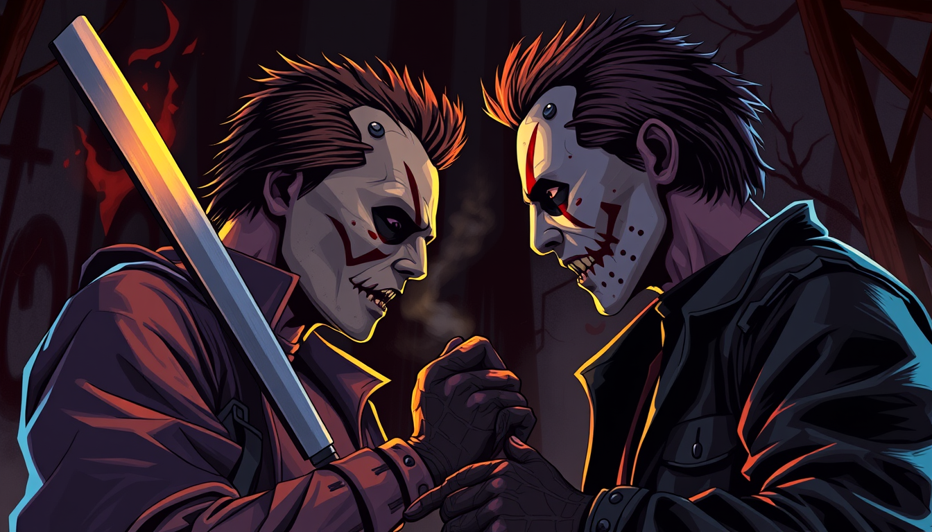 Main art studio: jason vs micle myers recearte