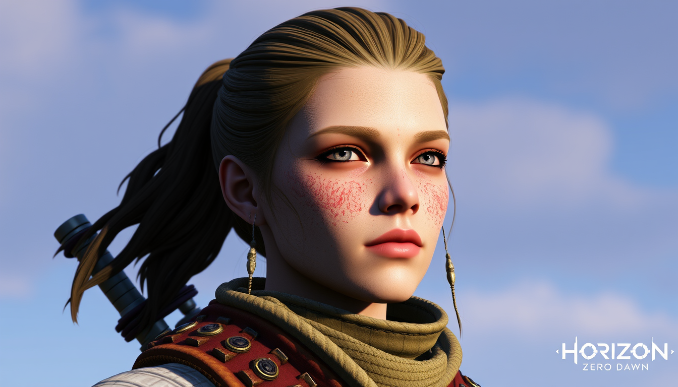 AI Art prompt example created from the prompt: A clone of Elizabeth Sobeck from Horizon Zero Dawn.