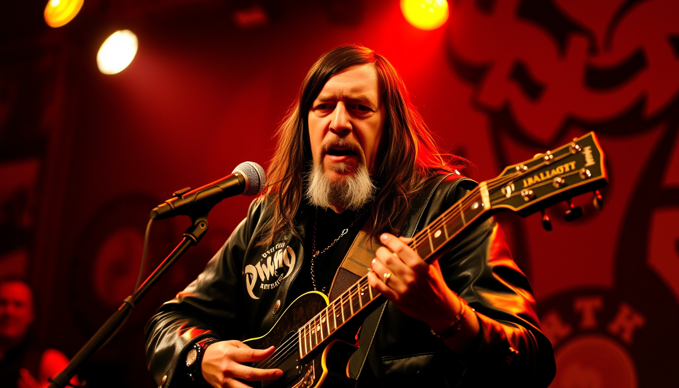 Main art studio: Das letzte abendmal mit rockstars… lemmy kilmister in der mitte
