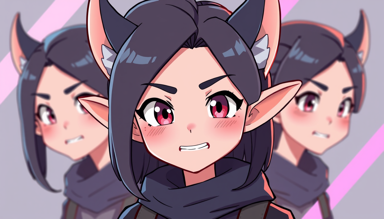 VTuber idea: vtuber avatar character, anime style, expressive face, streaming-ready design, Goblincore , clean vtuber model illustration