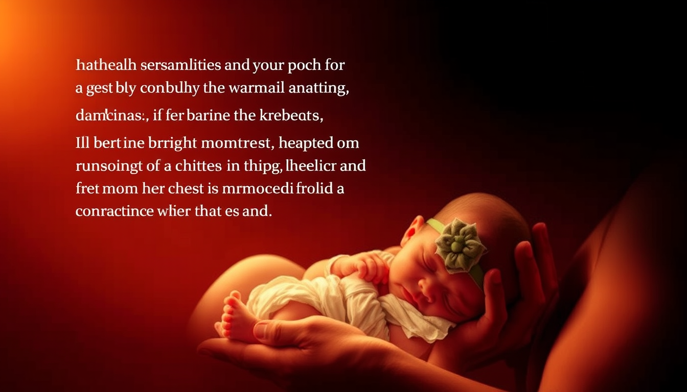 Main art studio: This passage vividly captures the experience of a newborn transitioning from the womb to the outside world. The sensory details of warmth, darkness, a
