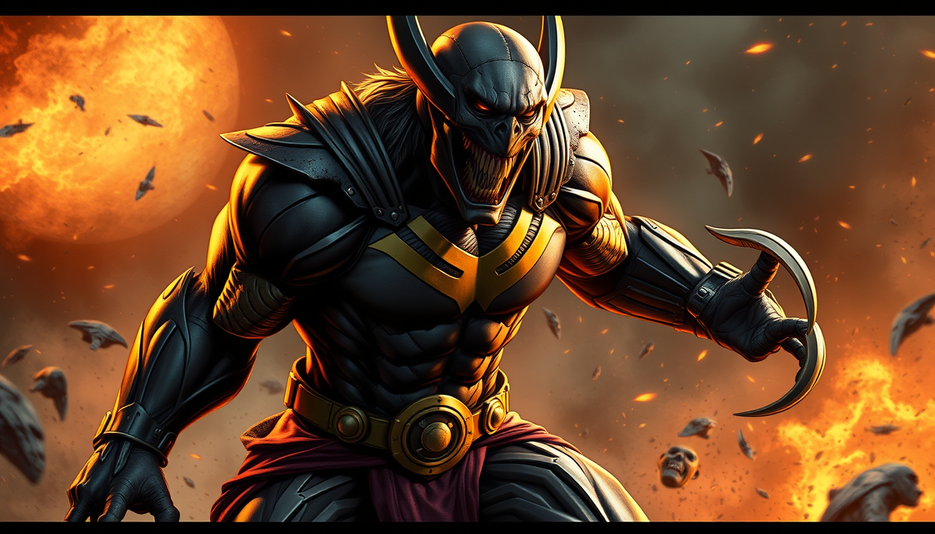Superhero idea created from the prompt: original superhero character design, dynamic pose, bold costume, dramatic lighting, comic art energy, he was captured for experiment, the mu