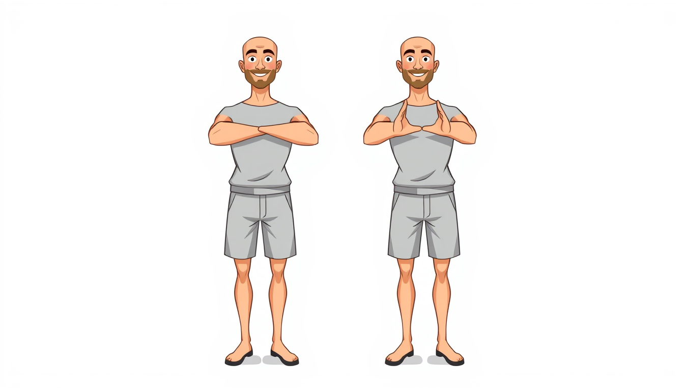 Pose idea created from the prompt: a clear single-character pose reference with readable weight, gesture, limb separation, camera angle, and simple clothing, deliberate compos