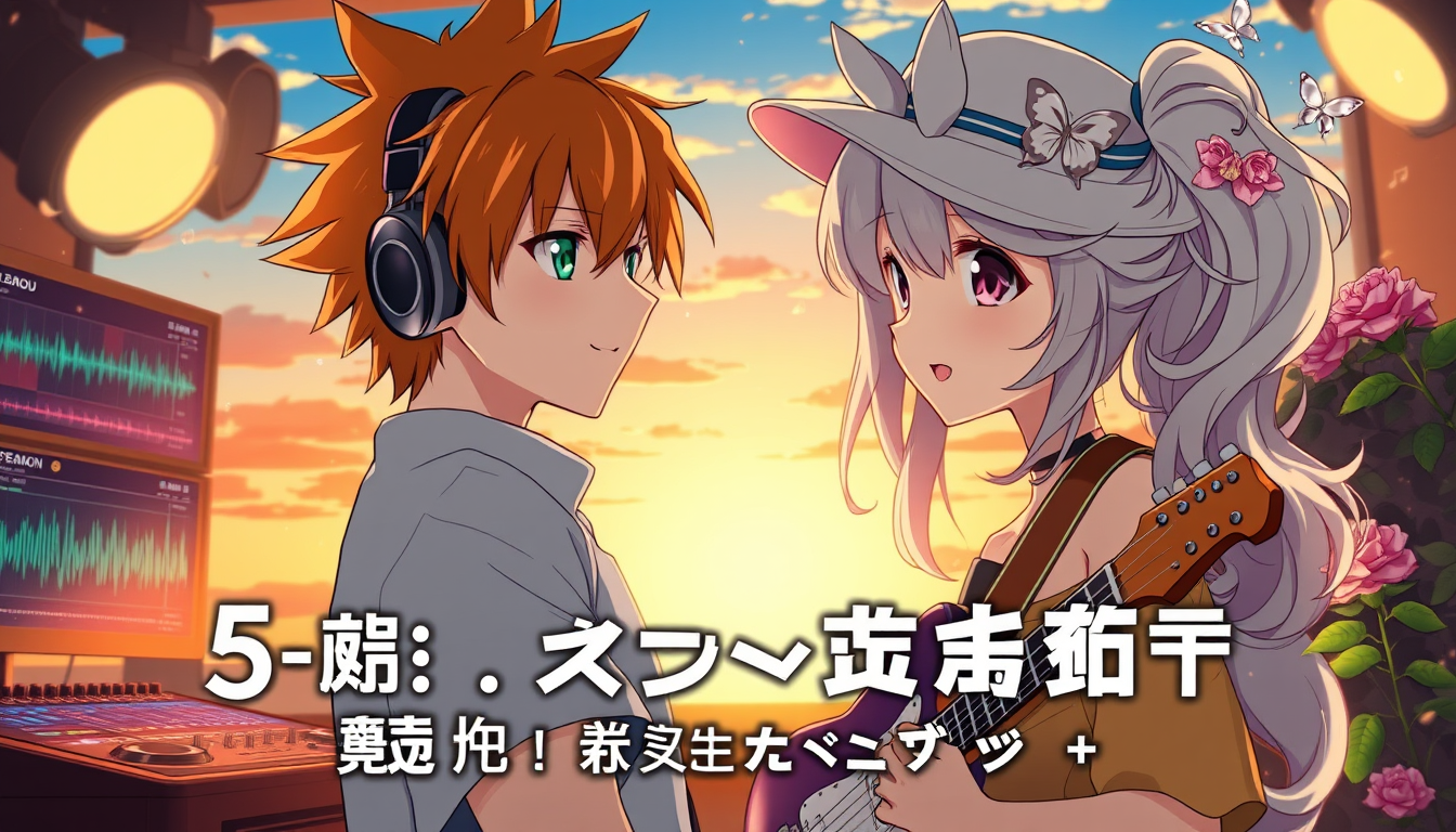 AI Art prompt example created from the prompt: Create a beautiful Japanese anime episode thumbnail in a polished modern 2D anime style. Main characters: 1. Kuroda Atsumu, a 14-year-old bo