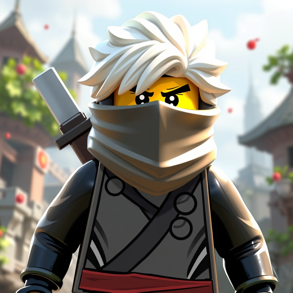 Main art studio: Lloyd dans ninjago cheuveux blanc style manga