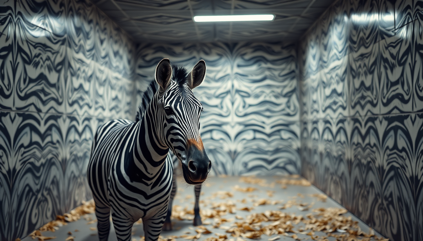 Main art studio: Ich will ein zebraboxlagerraum wo unnordelich mit vielsachen mobel allmoglcihe uist und riessenkoffer mit kloederr vuel und box motra hen es sollaberh