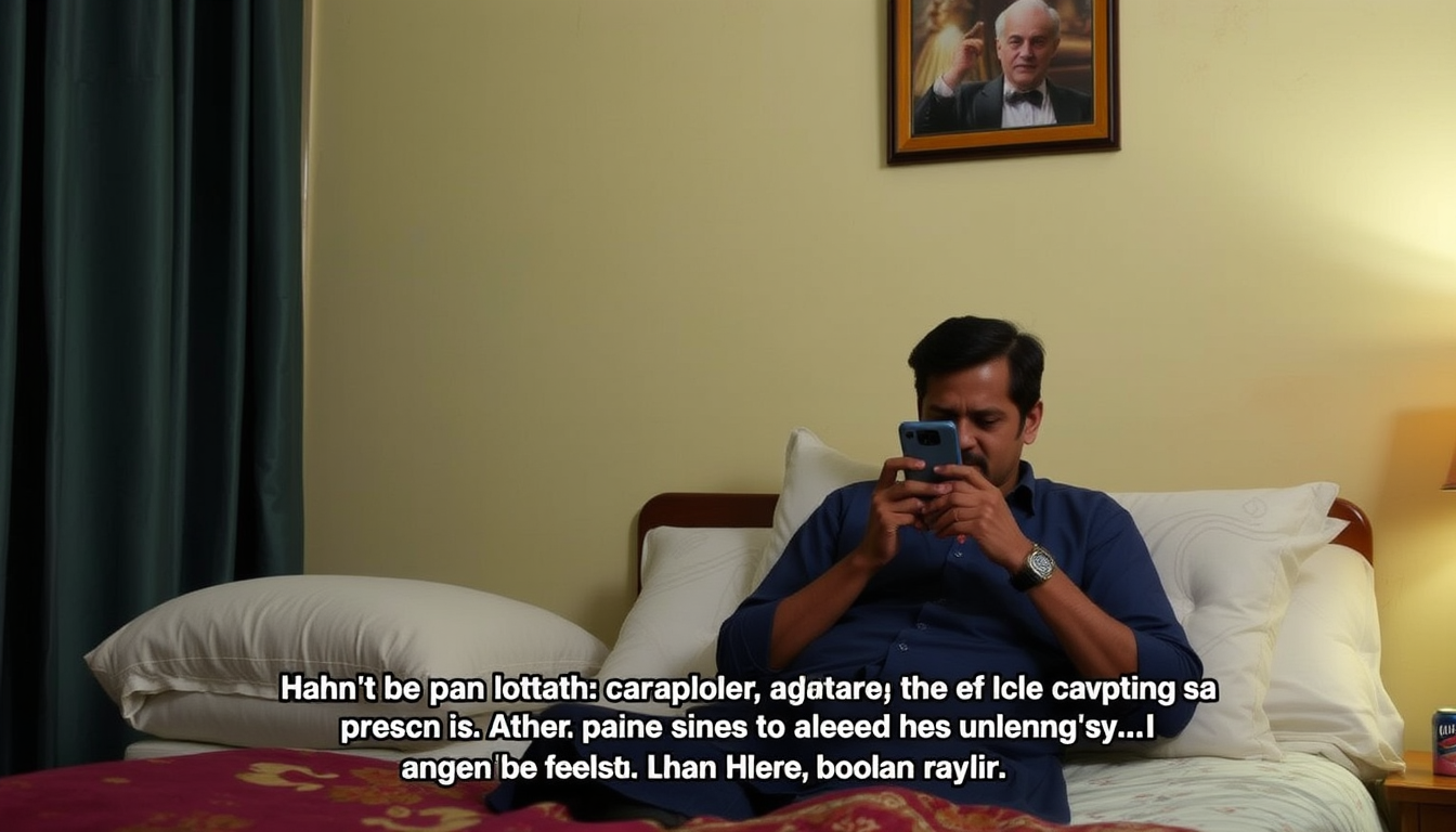 AI Art prompt example created from the prompt: Scene 1 — Maheru ka Room Maheru apne room mein baithi thi. Uske saamne kapdon ka ek chhota sa dher rakha tha. Woh ek-ek karke kapde fold kar