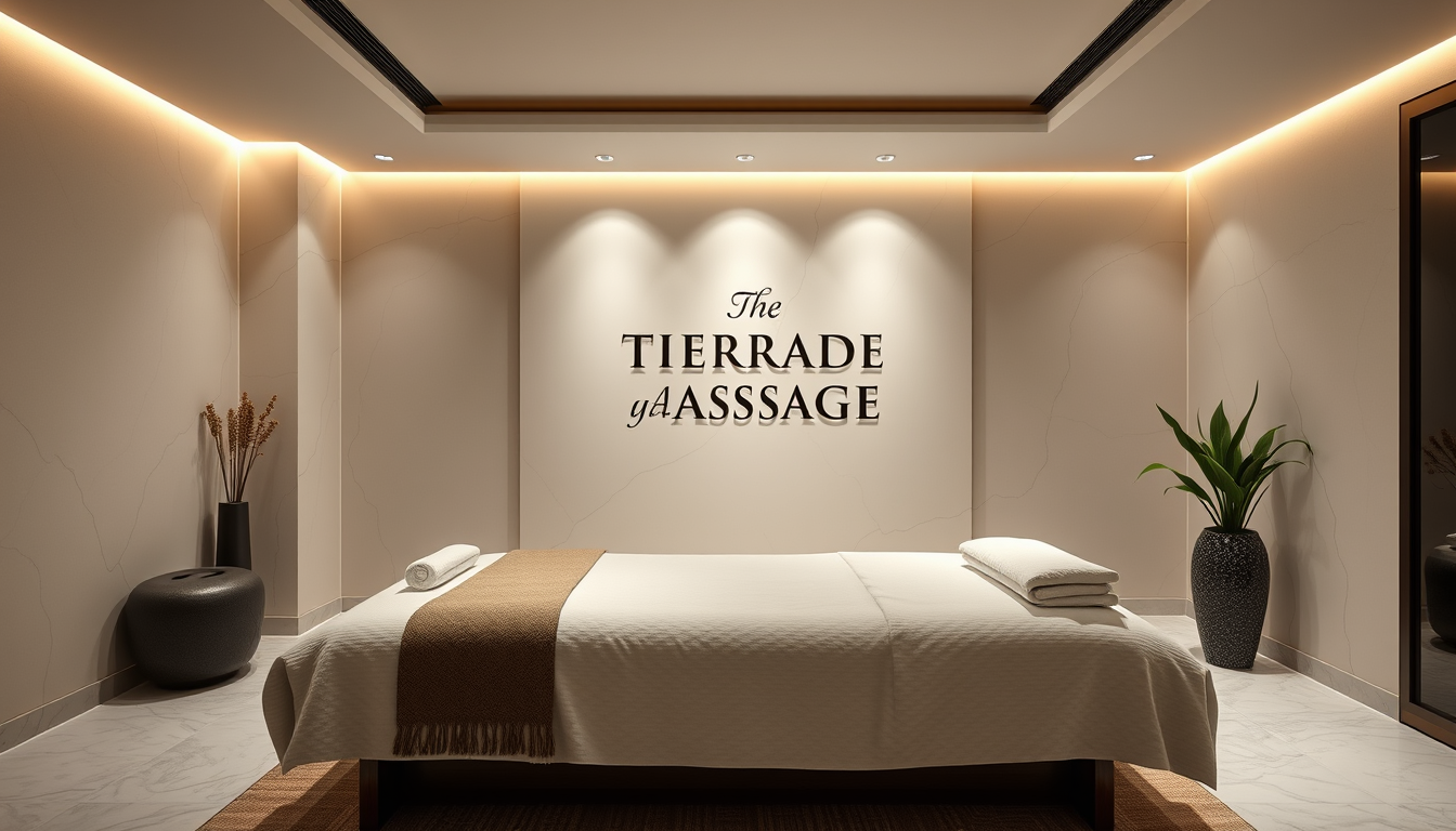 Main art studio: Crie anúncio vertical 4:5 (1080x1350) para Instagram, ambiente de terapia de massagem masculino, luxuoso, sofisticado e realista. Não mostrar o terape