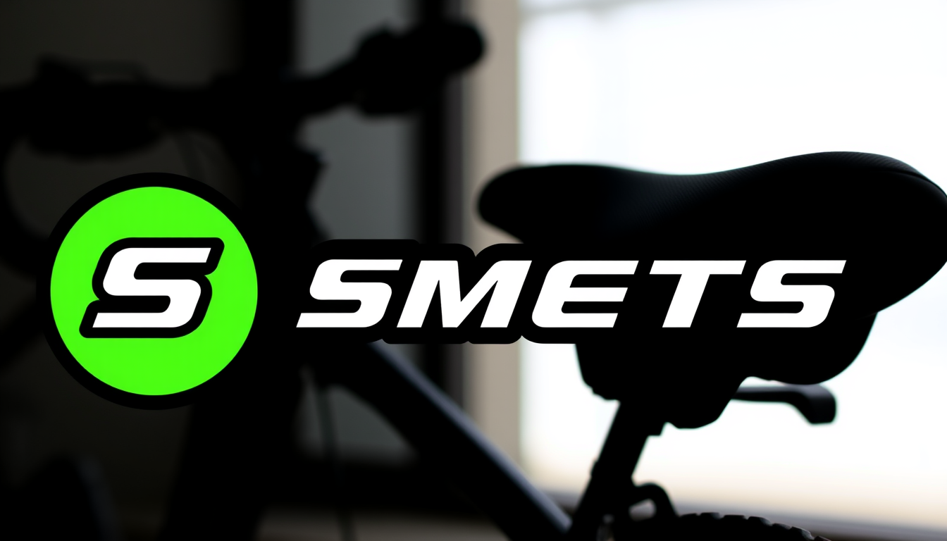 Main art studio: erstelle mir ein Logo für ein Fahrrad geschäft mit dem namen Smets mit transparentem Hintergrund