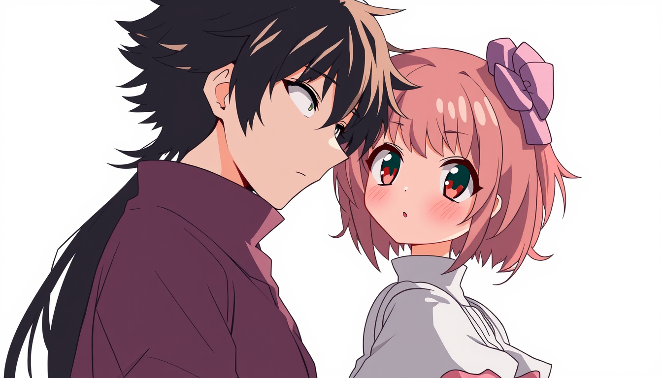 Characters idea: an original character defined by silhouette, role, outfit, palette, and expression, deliberate composition, I want the same anime caracter with a cute