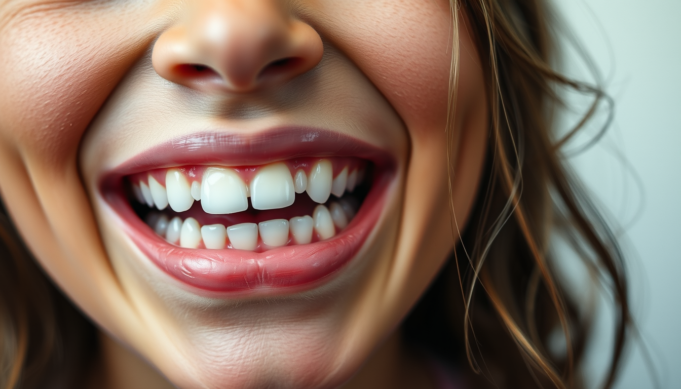 Main art studio: Girl with super long teeth
