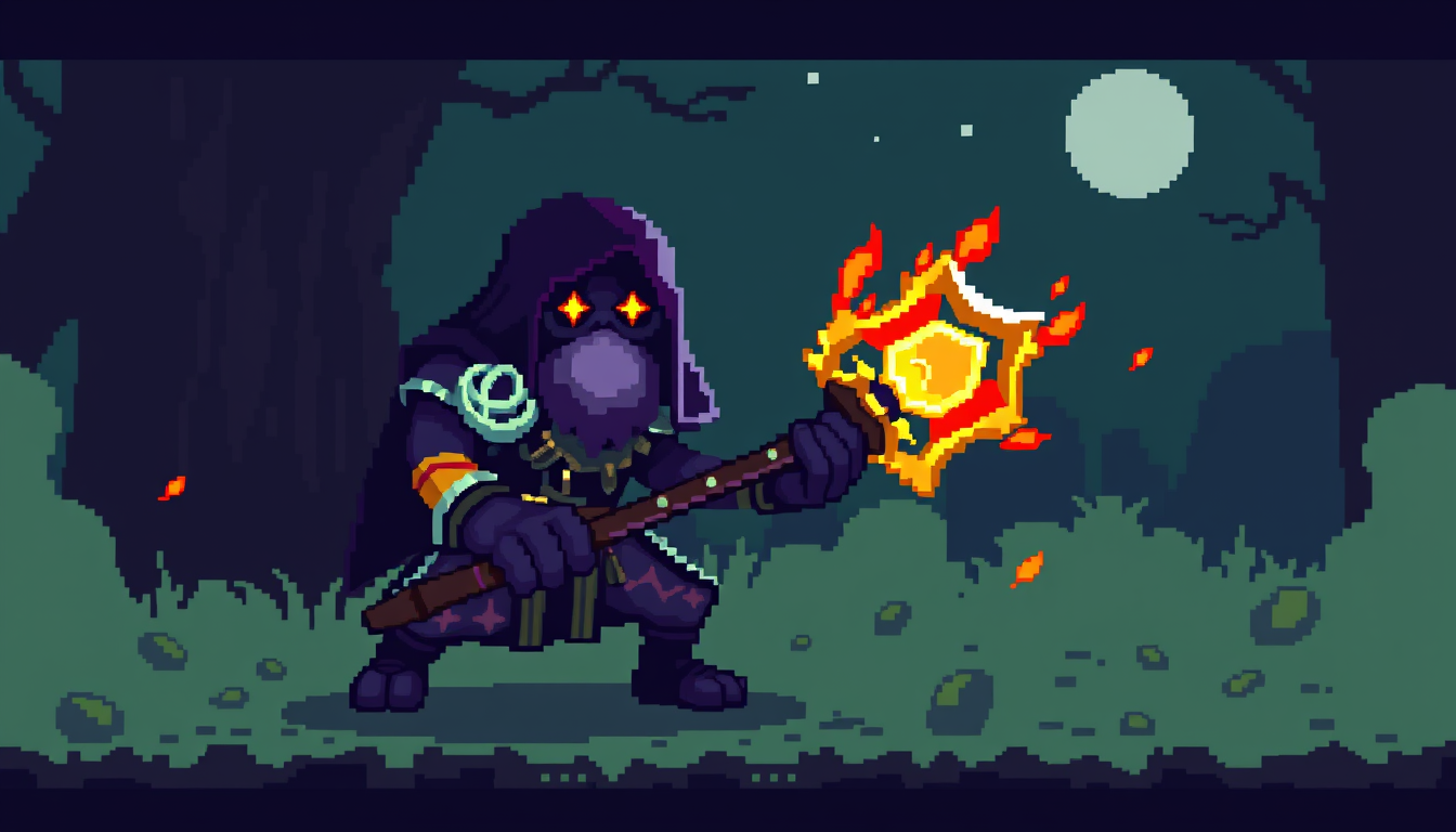 Main art studio: Bard from League of Legends, Deltarune pixelart