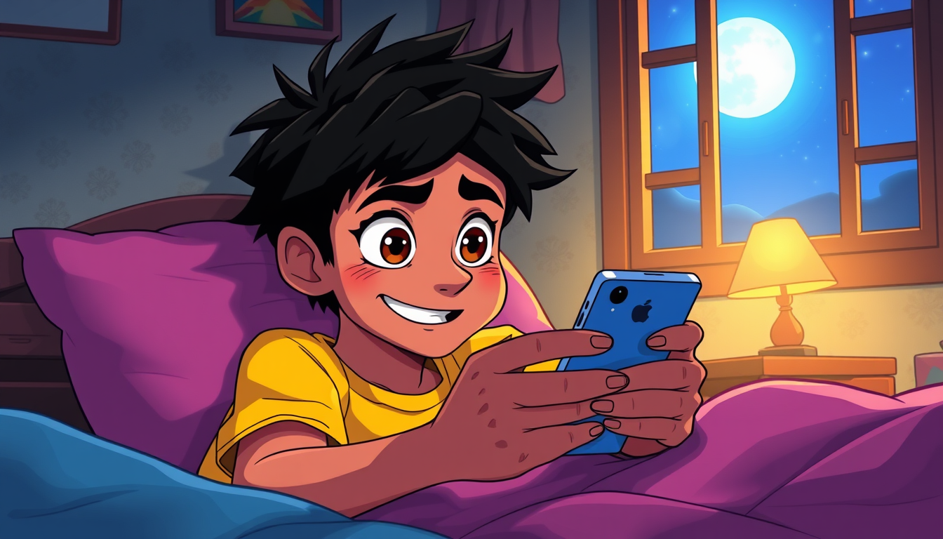 Anime idea: anime style, vibrant colors, expressive eyes, Create a high-quality anime-style illustration for a Telugu comedy YouTube Short. A teenage Indian boy w