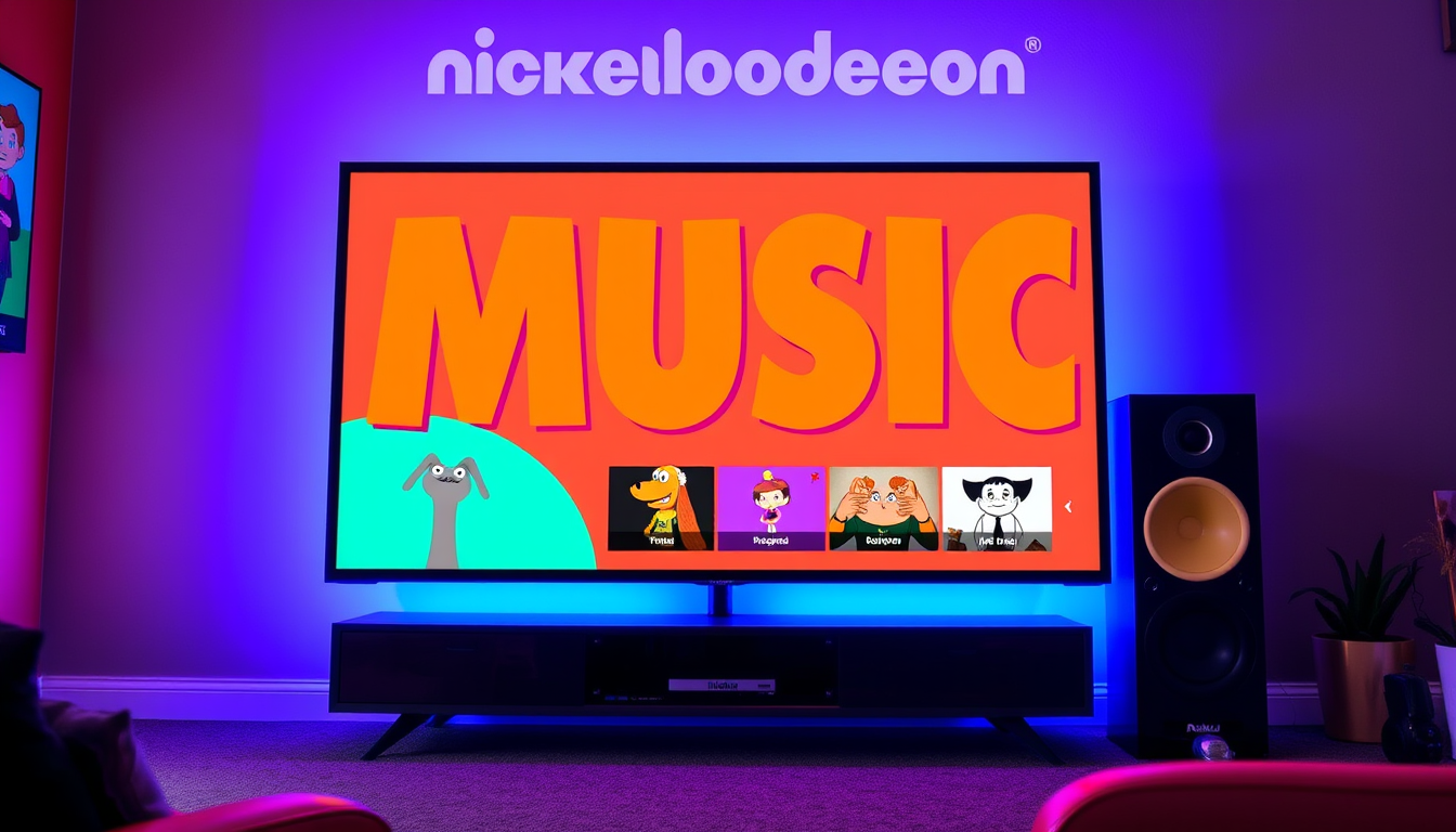 Main art studio: Nickelodeon MUSIC nickjr.com/music S Sahara AVE 3200 S Maryland Pkwy 4100 S Sahara AVE 3200 S Eastern AVE 3700 Roku oh check out that big TV thats pre