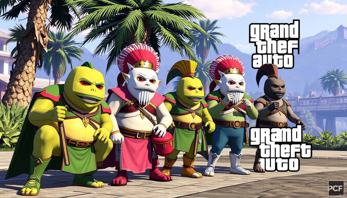 Main art studio: please make GTA 6 charectars complete image