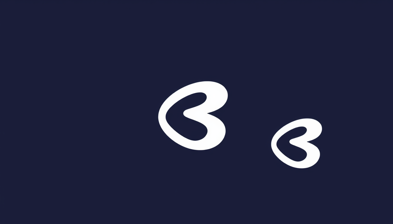 Logo idea: logo design, clean minimal mark, bold simple shapes, balanced composition, Design an original, artistic letter B for a premium women’s fitness brand.