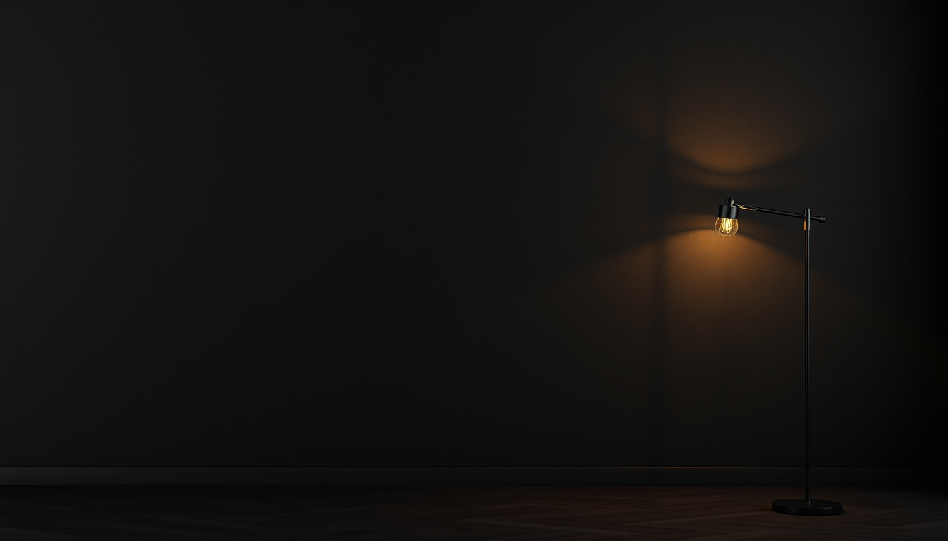 Background idea created from the prompt: background image, clean versatile scene, balanced composition, Photorealistic vertical 9:16 dark minimalist studio background. Almost black 