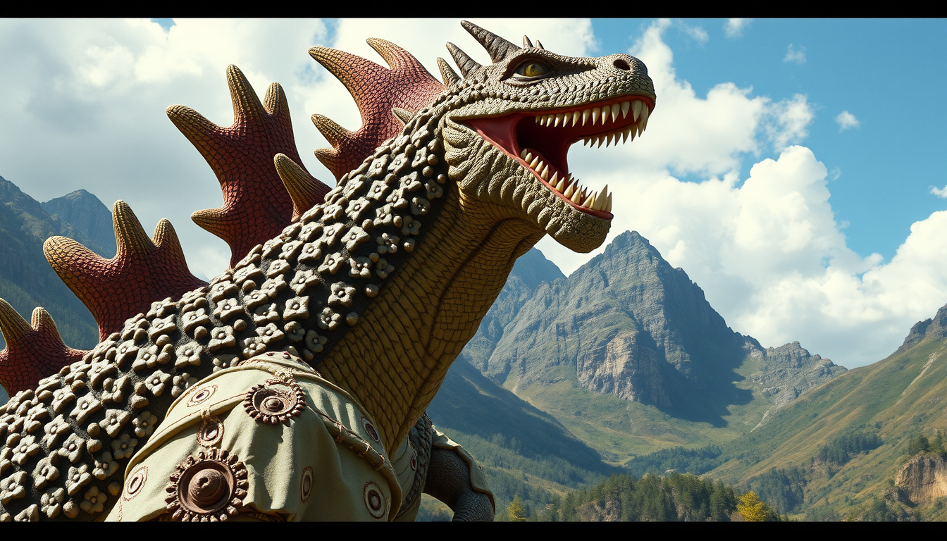 Main art studio: Eine Frau was so groß ist wie gozilla